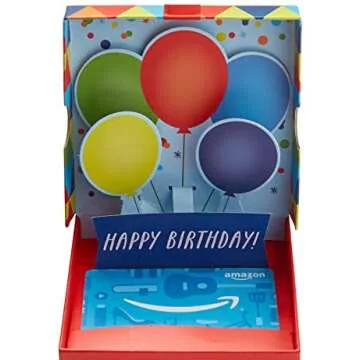 Amazon Birthday Pop Up Gift Card