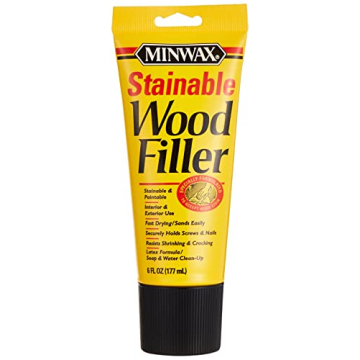 6 oz Minwax 42852 Natural Stainable Wood Filler Interior/Exterior Wood Filler