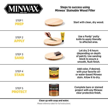 Minwax 6 oz Stainable Wood Filler for All Wood Projects