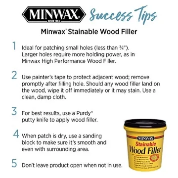 Minwax 6 oz Stainable Wood Filler for All Wood Projects