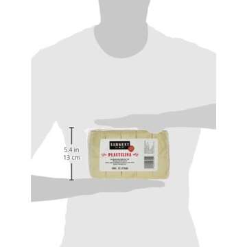 Sargent Art Cream Clay, 5 Pound, Non-Hardening and Individually Wrapped, Long Lasting & Non-Toxic, Air Dry, Soft Molding Magic Clay