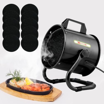 NIXOD Portable Range Hood with 9 Carbon Filter Replacements