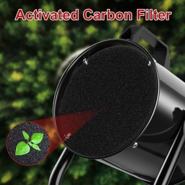 NIXOD Portable Range Hood with 9 Carbon Filter Replacements