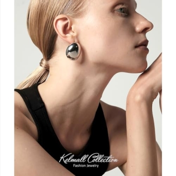 Luxury Gold Hoop Earrings for Women - Lightweight & Tarnish-Free