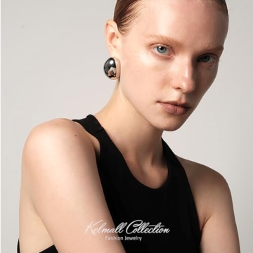 Luxury Gold Hoop Earrings for Women - Lightweight & Tarnish-Free