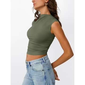 Trendy Queen Women's Stylish Basic Tank Top for Summer