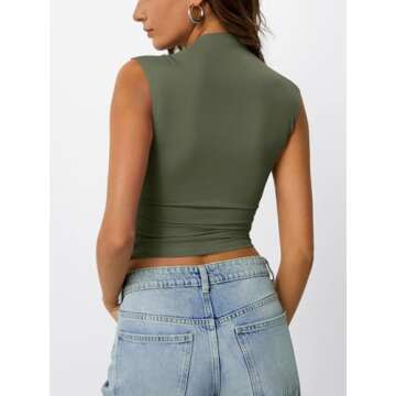 Trendy Queen Women's Stylish Basic Tank Top for Summer