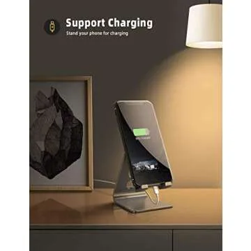 Lamicall Adjustable Cell Phone Stand for All Smartphones