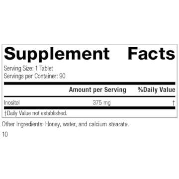 Standard Process Inositol - Whole Food Nervous System Supplements, Heart Health and Liver Support wi...