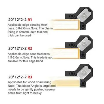 DDWT Chamfer Plane Edge Banding Trimmer for Woodworking