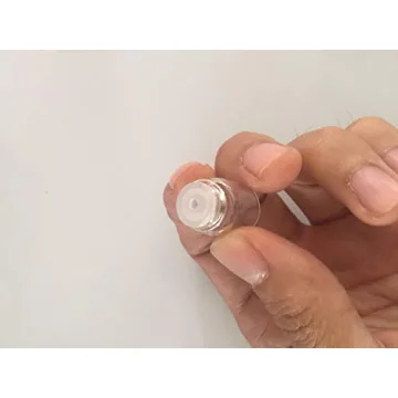 ELFENSTALL 100PCS Mini Clear Glass Essential Oil Bottles