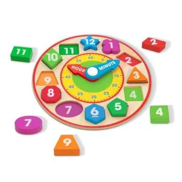 Melissa & Doug Shape Sorting Clock Educational Toy