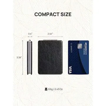 OMIRO Compact Mirror - Portable, Stylish & Dual-Sided