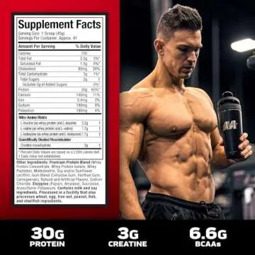 MuscleTech Nitro-Tech Protein Powder - Vanilla Cream - 30g Protein