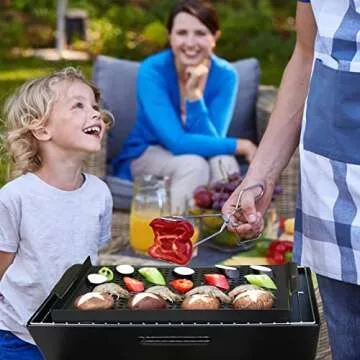 MEHE Vegetable Grill Basket for Easy Grilling and Cleanup