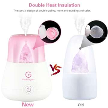 ROSA RUGOSA Menstrual Cups + Steamer Bundle - All You Need to Start Your Menstrual Cup Journey! - Feminine Hygiene - Leak-Free - up to 99.9%