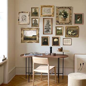 Vintage Wall Decor - French Country Decor Wall Art, Landscape Wall Art, French Pictures For Wall, Vintage Art Prints Wall Posters For Bedroom, Moody Decor, French Botanical Art Prints Set 13(UNFRAMED)