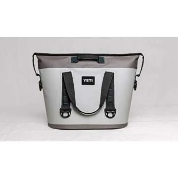 YETI Hopper Two 30 Portable Cooler, Fog Gray/Tahoe Blue