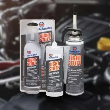 Permatex 85144 The Right Stuff 1 Minute Grey Gasket Maker, 7.5 oz
