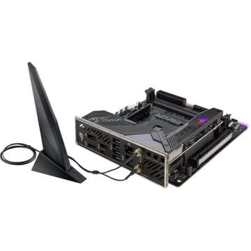 ASUS ROG Strix X570-I Gaming, X570 Mini-ITX Gaming Motherboard, AMD Ryzen 3000 with PCIe 4.0, WiFi 6 (802.11ax), Intel Gigabit Ethernet, SATA 6Gb/s