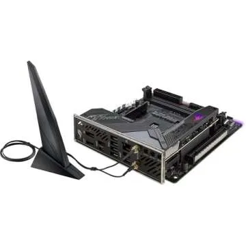ASUS ROG Strix X570-I Gaming, X570 Mini-ITX Gaming Motherboard, AMD Ryzen 3000 with PCIe 4.0, WiFi 6 (802.11ax), Intel Gigabit Ethernet, SATA 6Gb/s