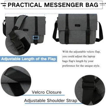 VASCHY Messenger Bag for Work Meets Stylish Functionality