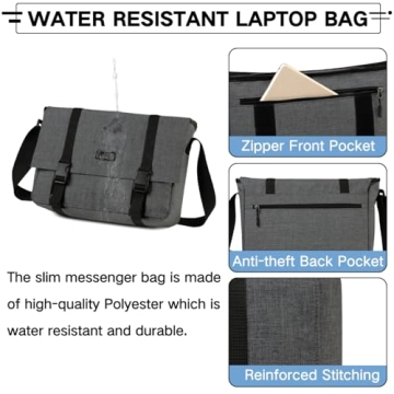 VASCHY Messenger Bag for Work Meets Stylish Functionality