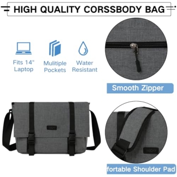 VASCHY Messenger Bag for Work Meets Stylish Functionality