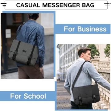 VASCHY Messenger Bag for Work Meets Stylish Functionality