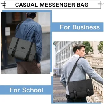 VASCHY Messenger Bag for Work Meets Stylish Functionality