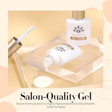 Born Pretty Milky White Gel Nail Polish for Elegant Manicures