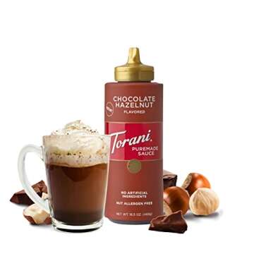 Torani Puremade Chocolate Hazelnut Sauce 16.5 OZ
