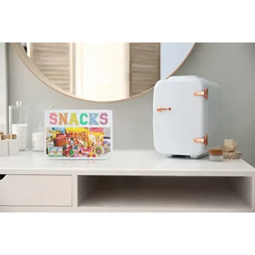 Sage Nation Chenille Letter Snack Pouch - PVC and Nylon Clear Snack Bag for Travel and Organization, Glitter Travel Bag With Zipper For Women and Children, White Snacks Bag, Chenille Letter Bag