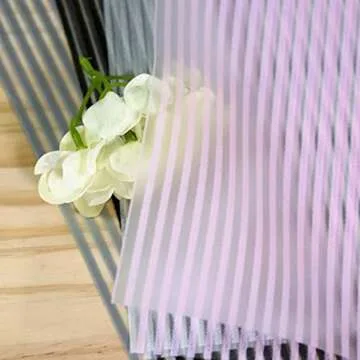 Waterproof Striped Packaging Wrap for Gifts and Shipping