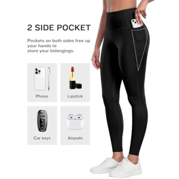 LZYVOO Leggings with Pockets for Women 6 Pack Value Pack
