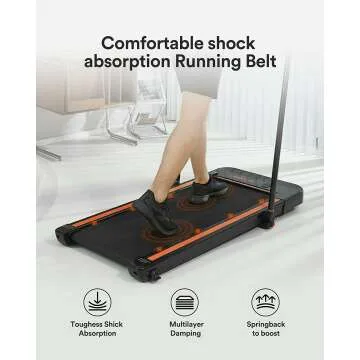 UREVO 2 in 1 Under Desk Treadmill for Home Office