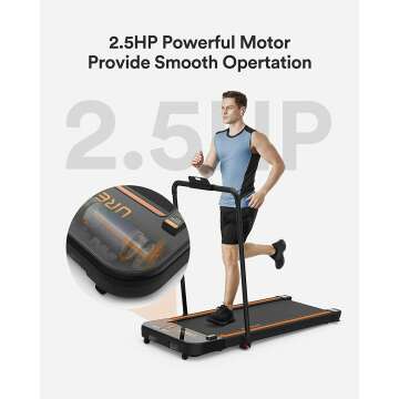 UREVO 2 in 1 Under Desk Treadmill for Home Office