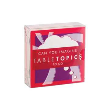 TableTopics Can You Imagine To Go - 40 Conversation Cards for Kids to Inspire Creativity and Family ...