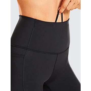 CRZ YOGA Women's Naked Feeling Biker Shorts for Comfort