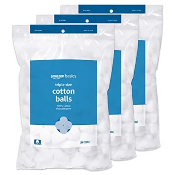 Affordable Amazon Basics Cotton Balls, 600 Count for All Uses