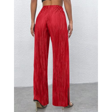 CXXQ Women’s Stylish Wide Leg Pants - Casual Comfort Fashion