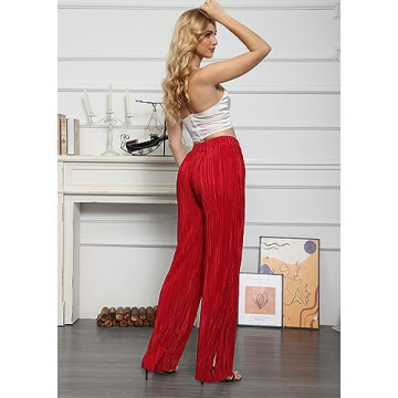 CXXQ Women’s Stylish Wide Leg Pants - Casual Comfort Fashion