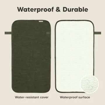 Portable Waterproof Diaper Changing Pad - Lightweight Travel Mat