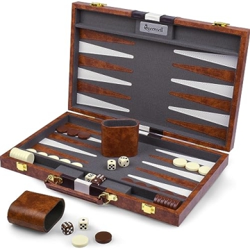 Backgammon Sets for Adults | Travel Board Game | Fun for All Ages