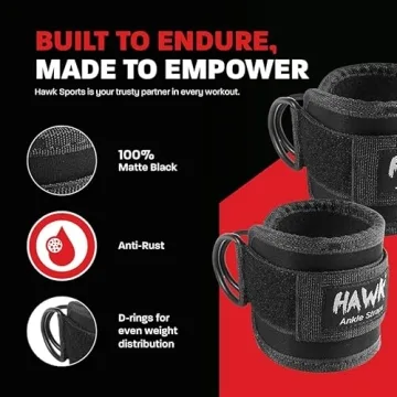 Hawk Sports Durable Ankle Straps for Effective Workouts