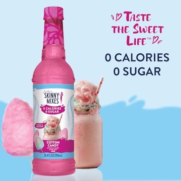 Jordan's Skinny Syrup Cotton Candy - Zero Calorie Flavored Water