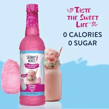 Jordan's Skinny Syrup Cotton Candy - Zero Calorie Flavored Water
