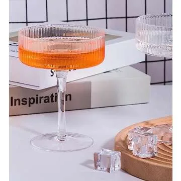 Vintage Art Deco Martini Glass Set | Sipp Cocktail Glasses