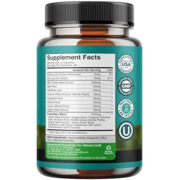 Natures Craft Liver Cleanse Detox & Repair Bundle for Health