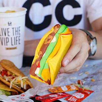 AGRIMONY Funny Taco Socks Box - Funny Gifts for Men Dad Women Teen Boys - Fun Novelty Funky Crazy Silly Cool Cute Food Socks-Fathers Valentines Day Christmas Birthday Taco Gift Stocking Stuffers